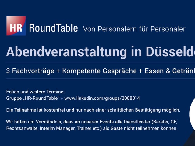 HR-RoundTable Düsseldorf